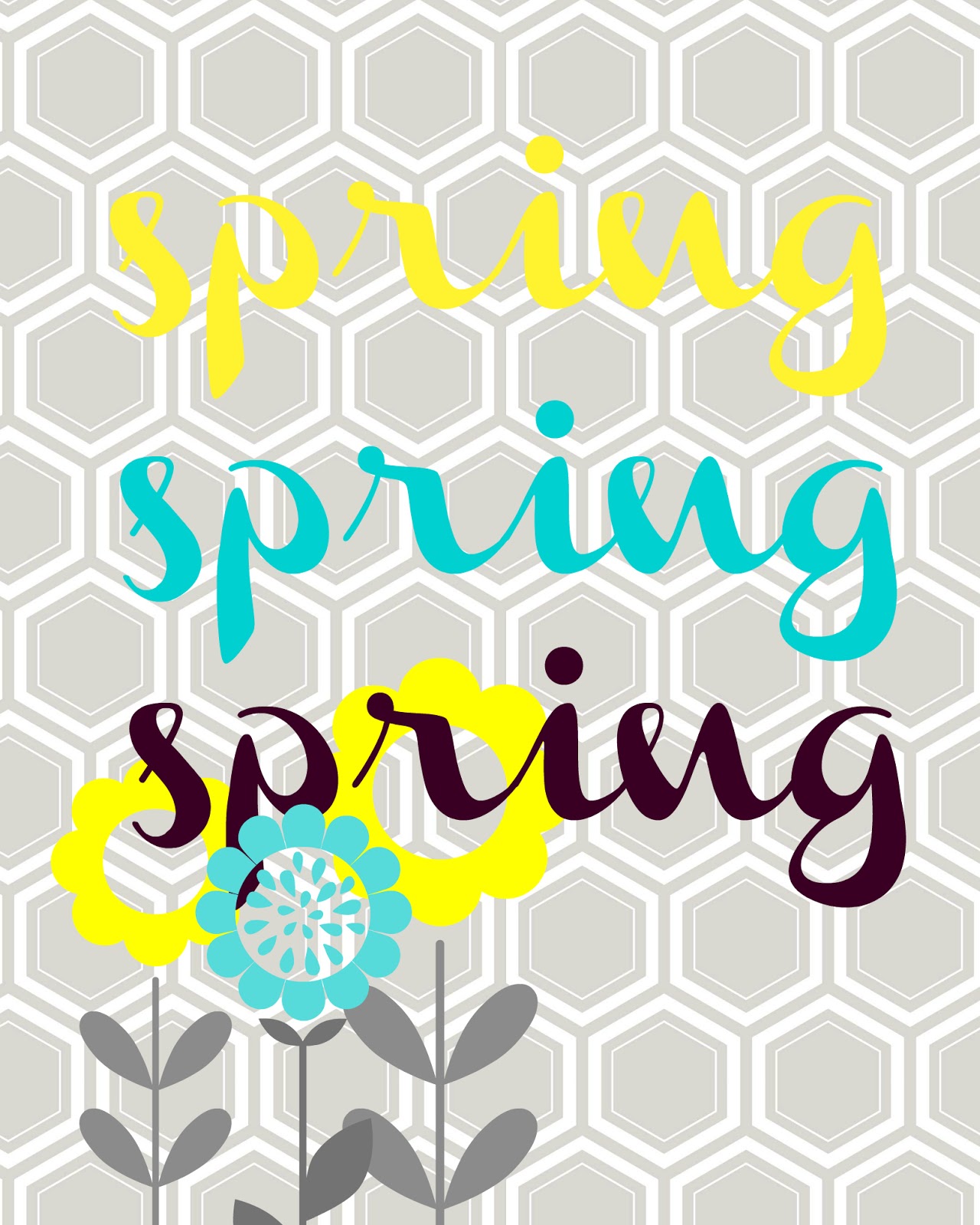 The Answer Is Chocolate: Spring Spring Spring... Printable