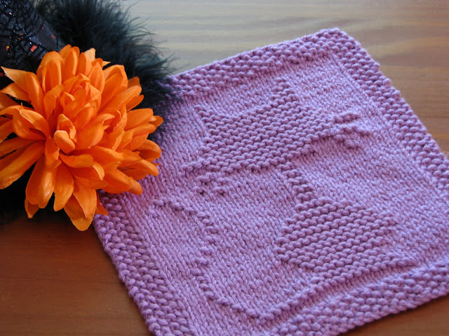 One Crafty Mama: Halloween Cat Dishcloth