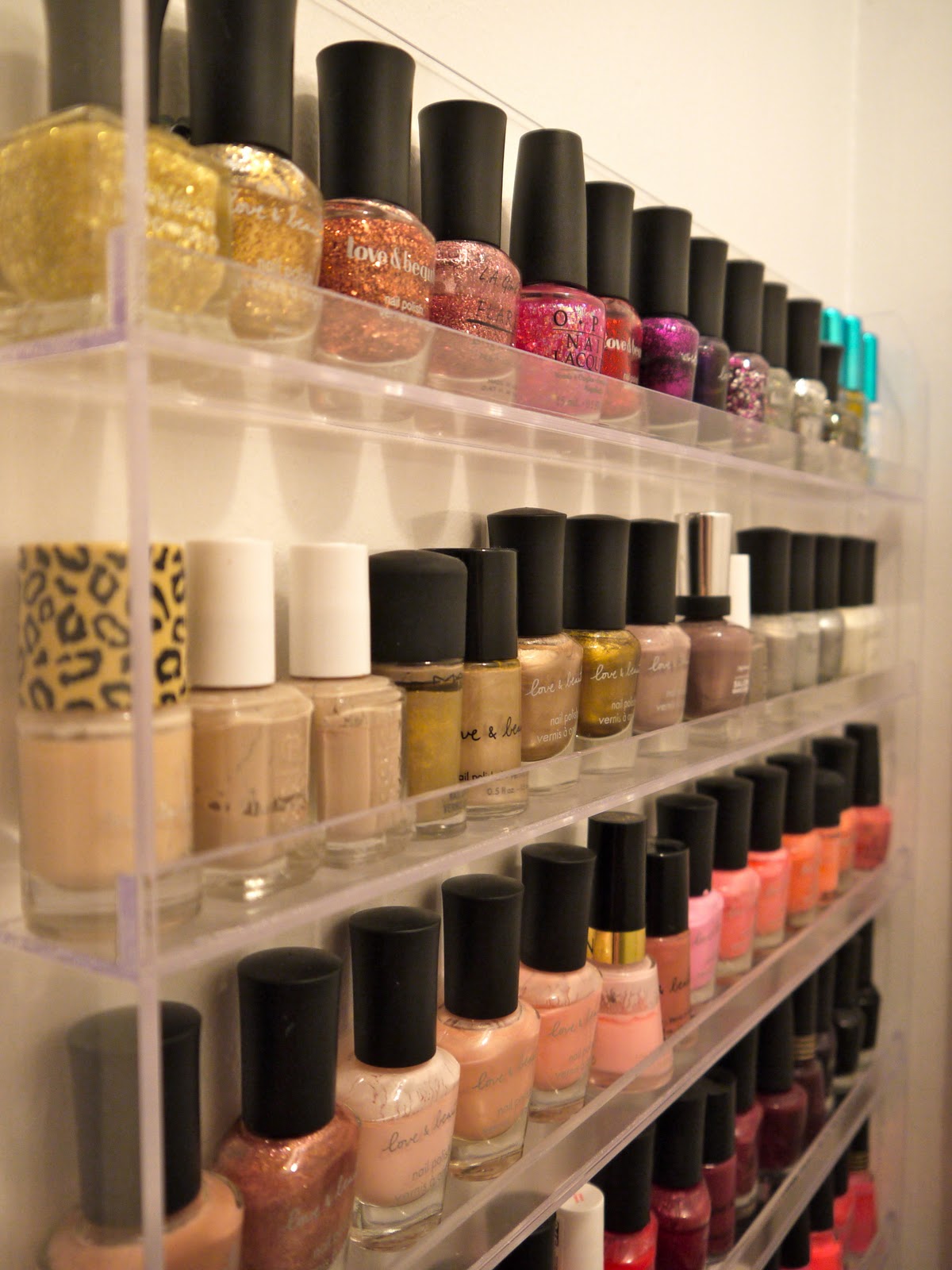 I have been searching for a great way to store and display my nail polish