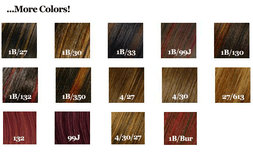 Motown Tress Color Chart