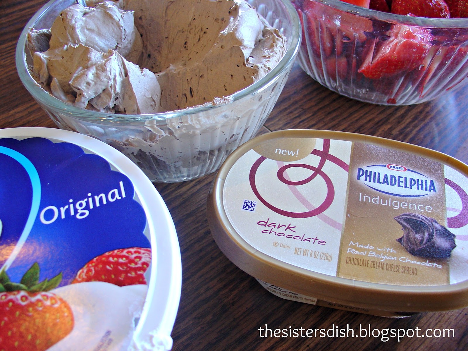 The Sisters Dish chocolate fruit dip