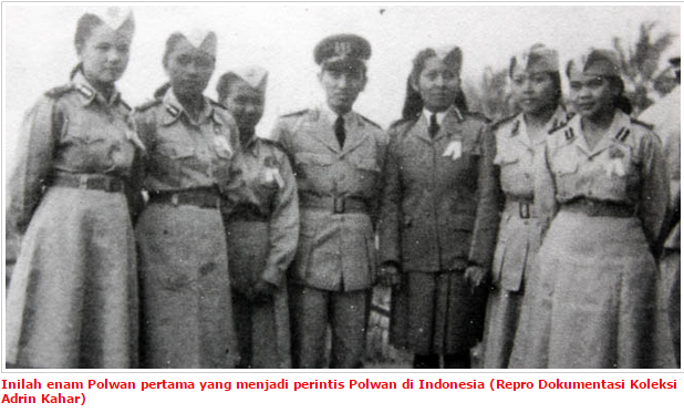enam Polwan pertama di Indonesia