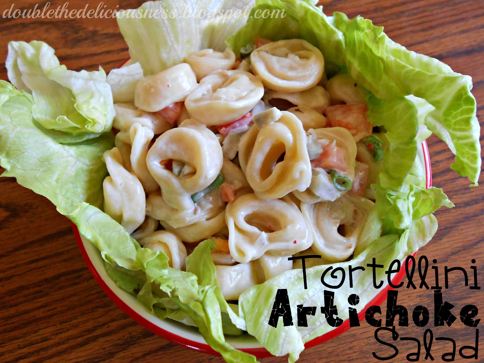 Double the Deliciousness Tortellini Artichoke Salad