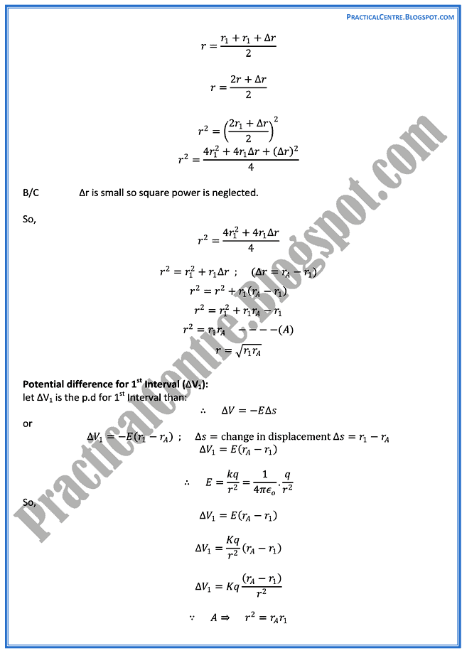 electrostatics-theory-notes-physics-12th