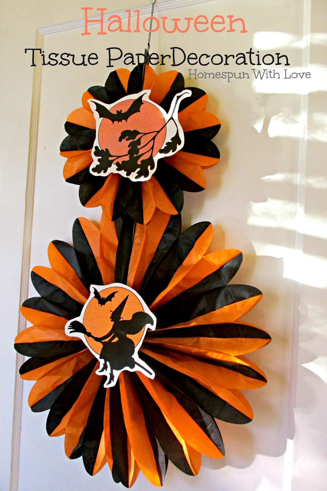 Homespun With Love Halloween Tissue Paper Decoration