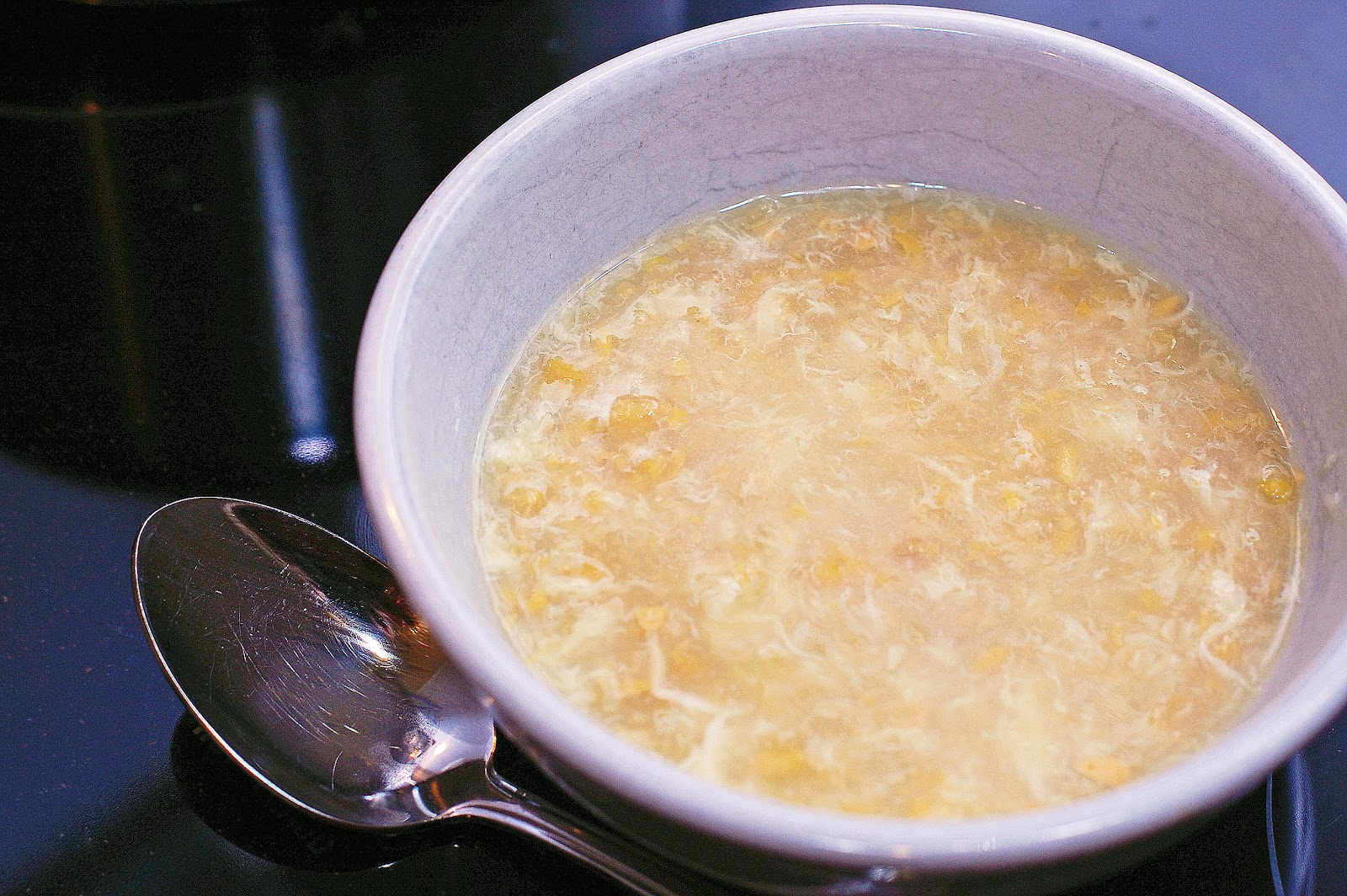 In Michelle's Kitchen Easy Chinese Cream Corn Egg Drop Soup