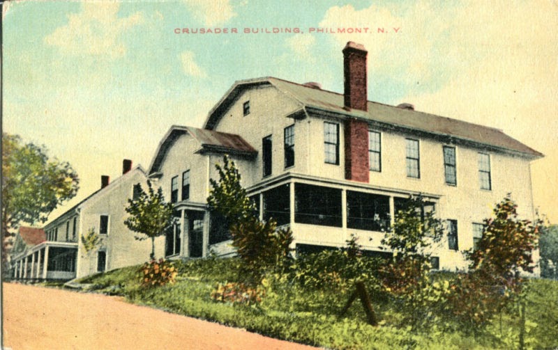 Old Pictures of Columbia County NY Crusader Building, Philmont NY