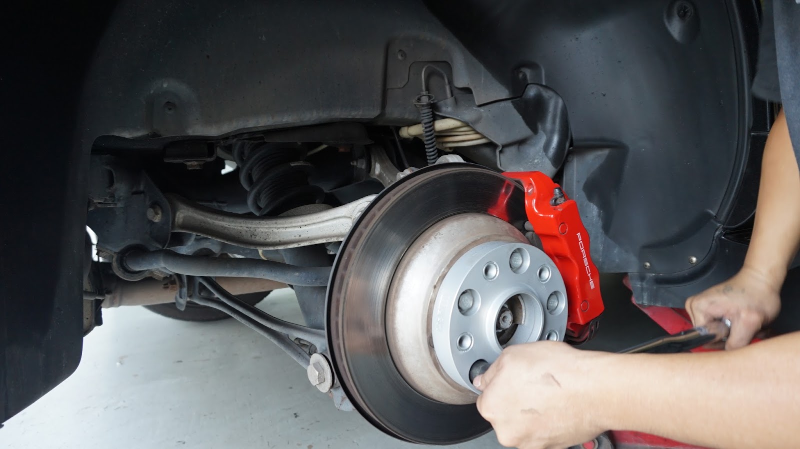 Rocker Motorsport Bandar Sunway Porsche Cayenne 957 H&R TRAK+ Wheel Spacer