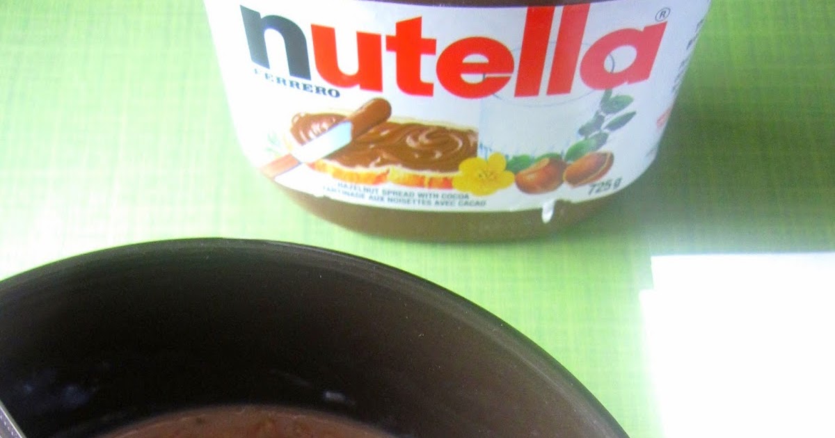 Peanut Butter Nutella Microwave Oatmeal