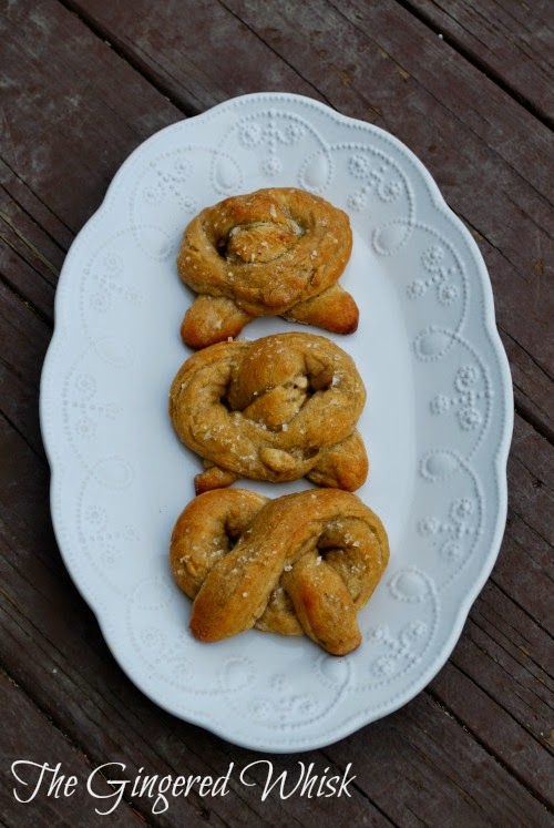 Easy Sourdough Pretzels Recipe The Gingered Whisk