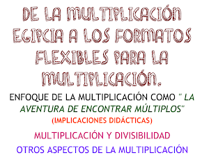 Multiplicación basada en números