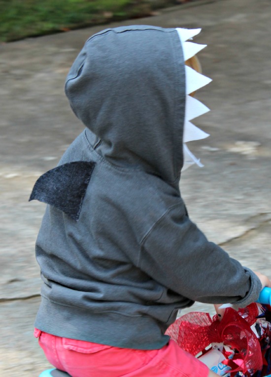 DIY Shark Hoodie Tutorial for an Easy Kids Shark Hoodie Costume