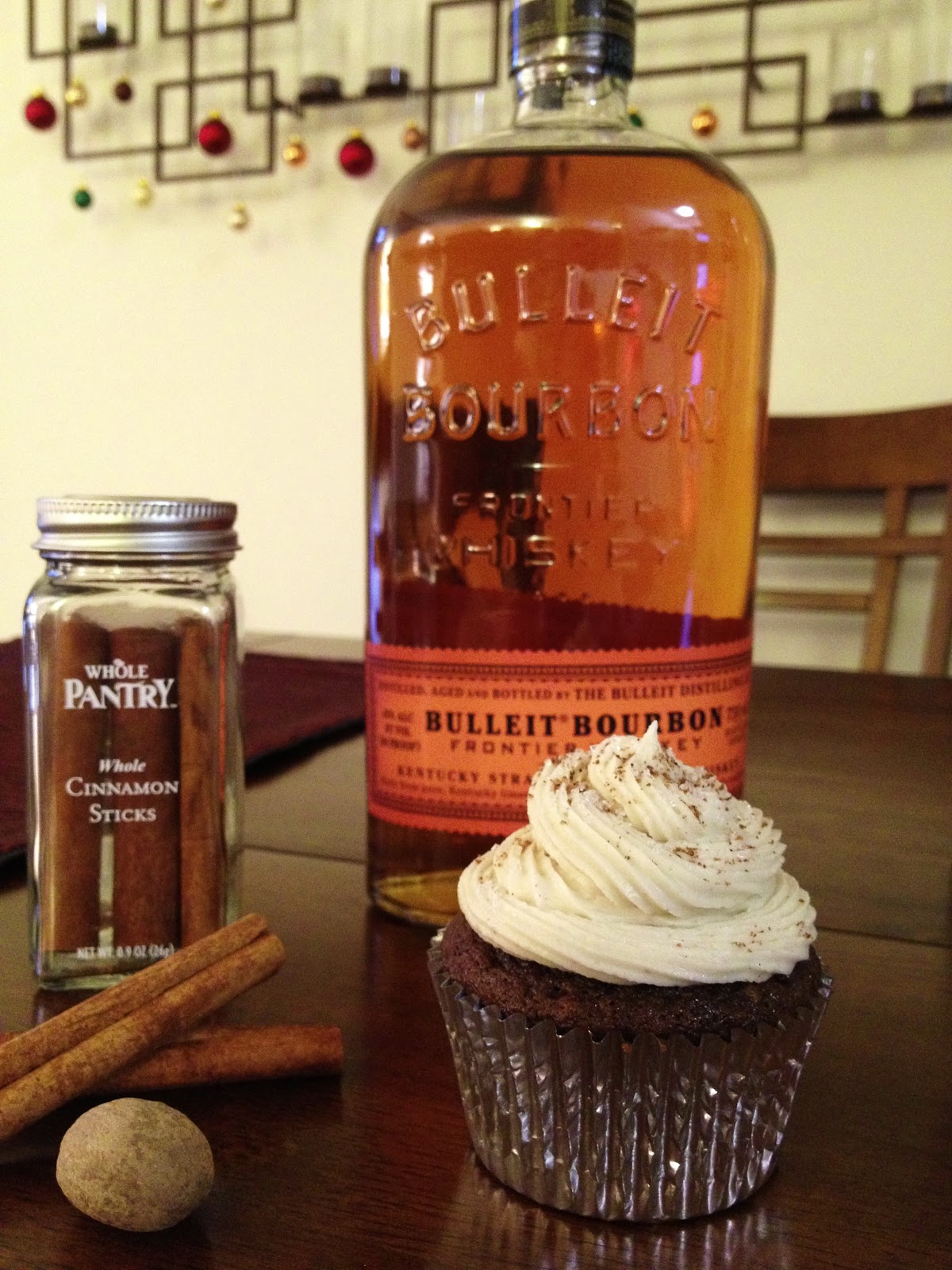 The Lush Chef Chocolate Eggnog Cupcakes