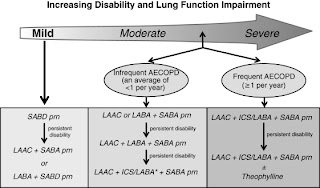 Inhaled corticosteroids acute copd exacerbation