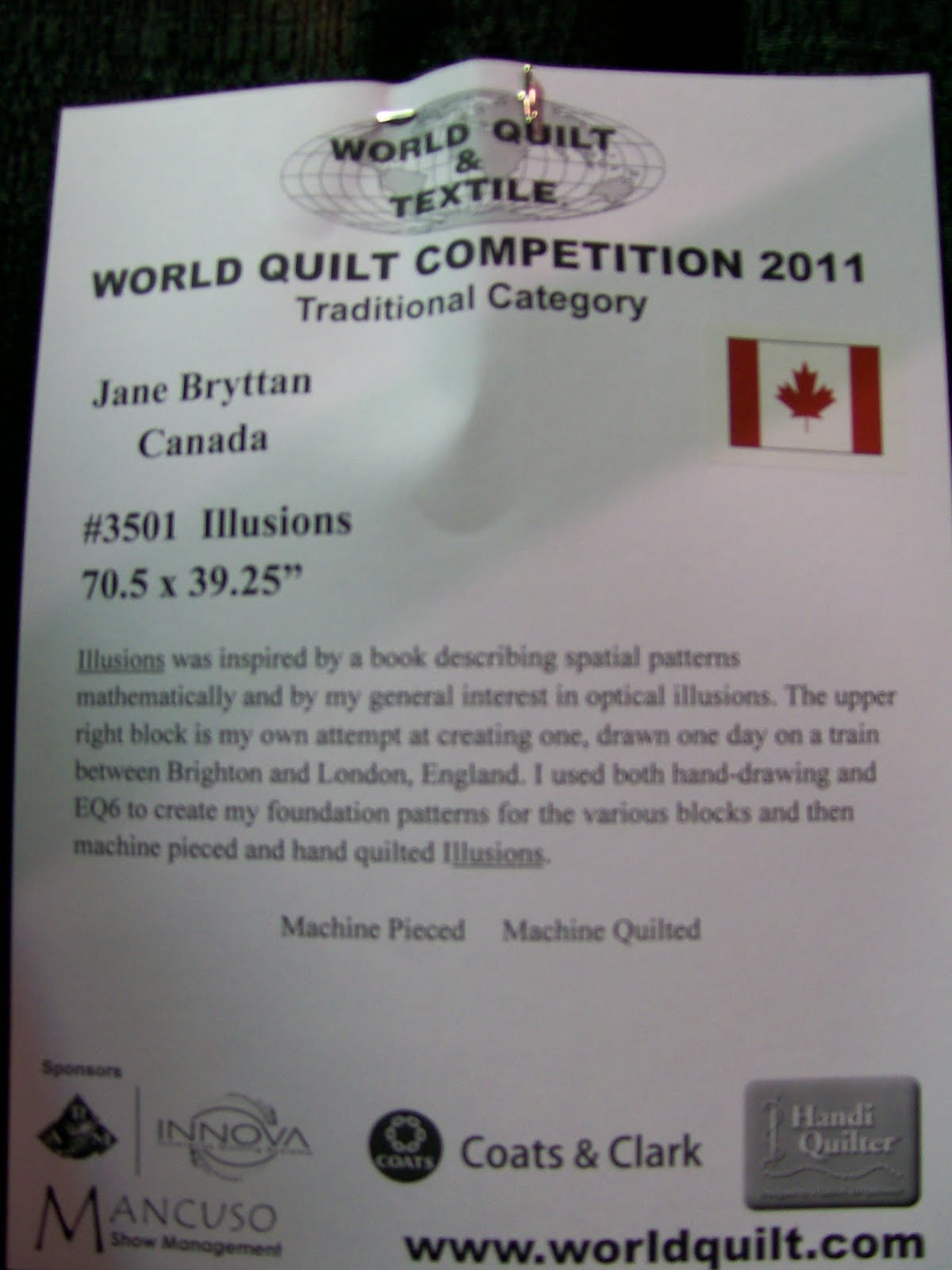 Color Me Quilty World Quilt Show New England IX (Part 2)