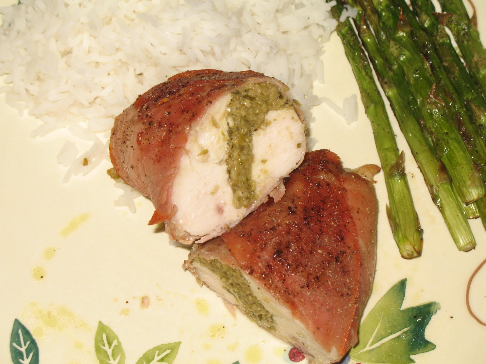 The Happy Housewife Green Olive & Lemon Tapenade Stuffed Chicken Breasts