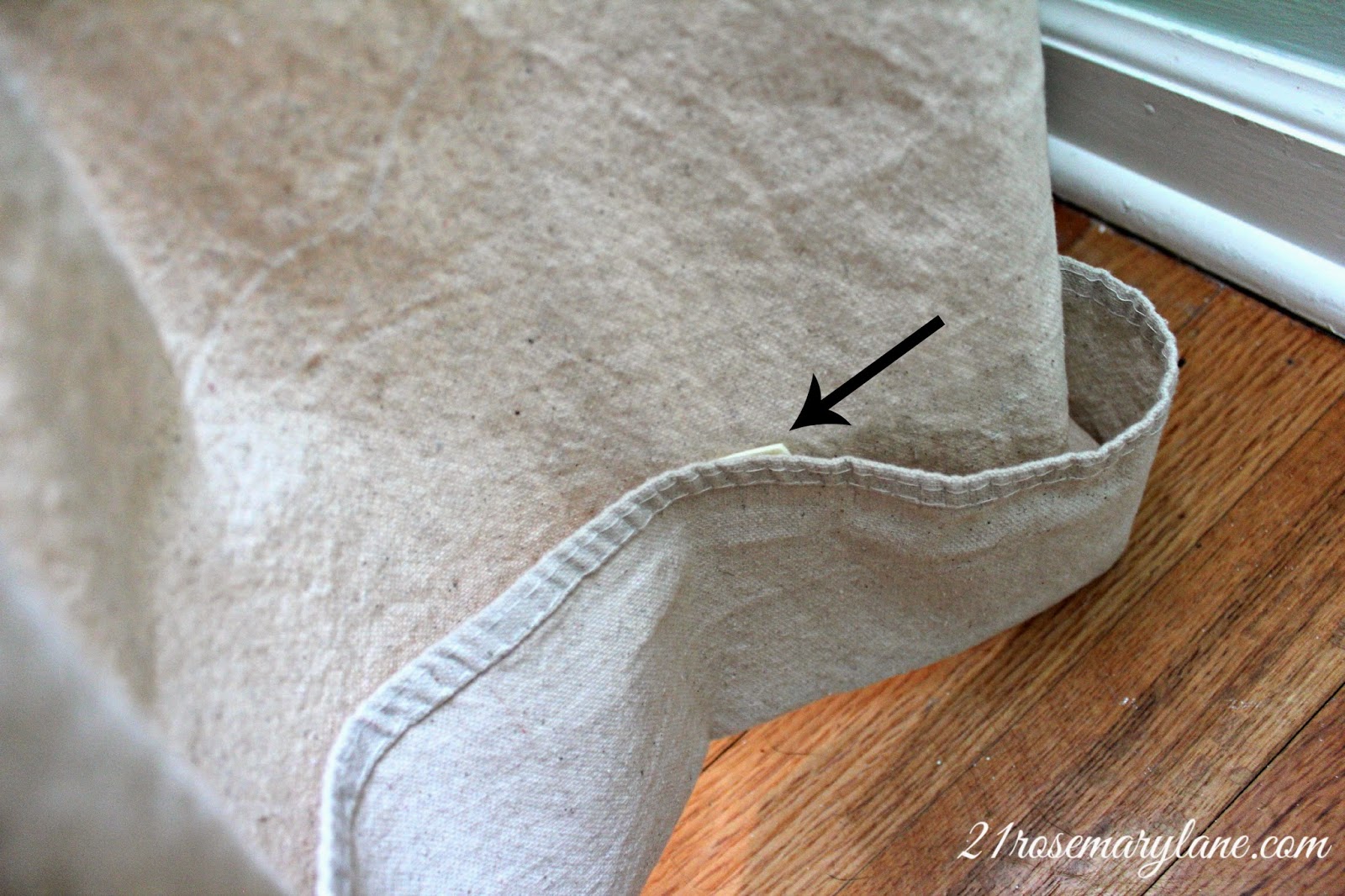 21 Rosemary Lane No Sew DropCloth Drapes They Really do Work!