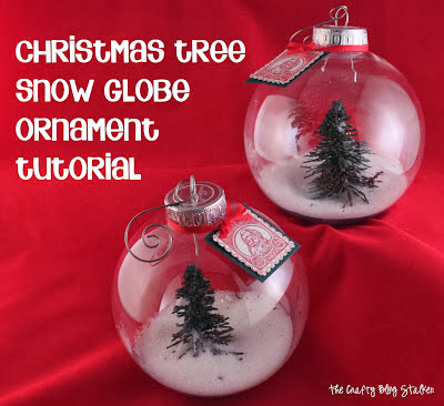 DIY Christmas Tree Snow Globe