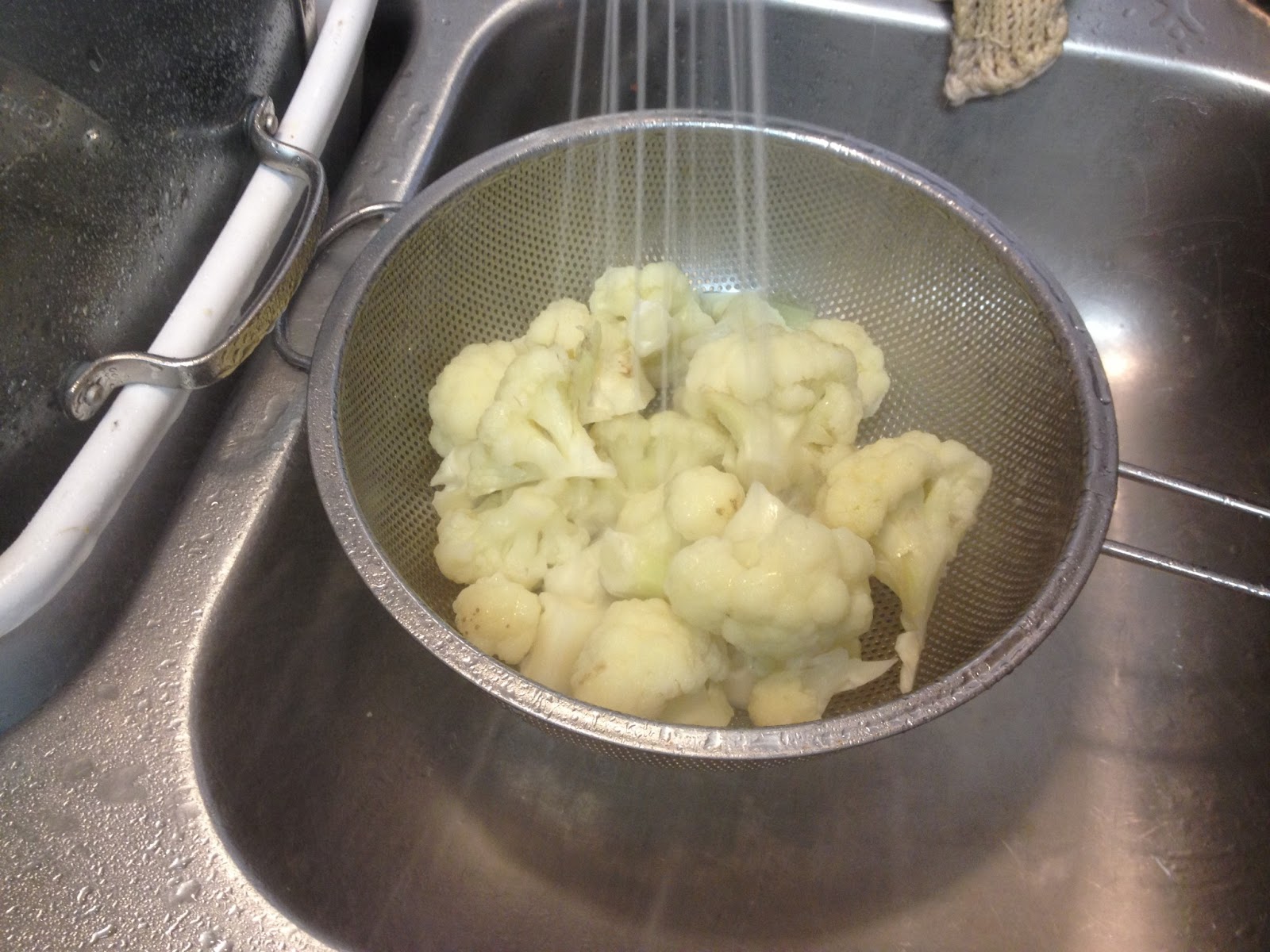 Tracy Cooks in Austin Cauliflower in the Pressure Cooker