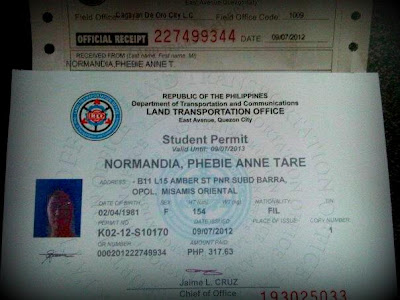 Student Permit (Driver's License)