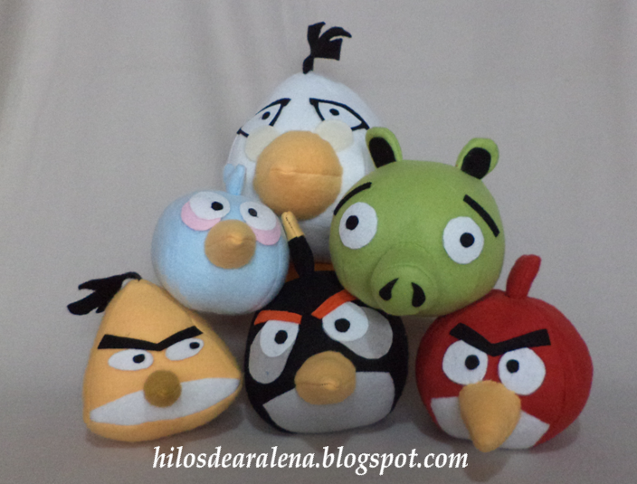 angry birds muñecos
