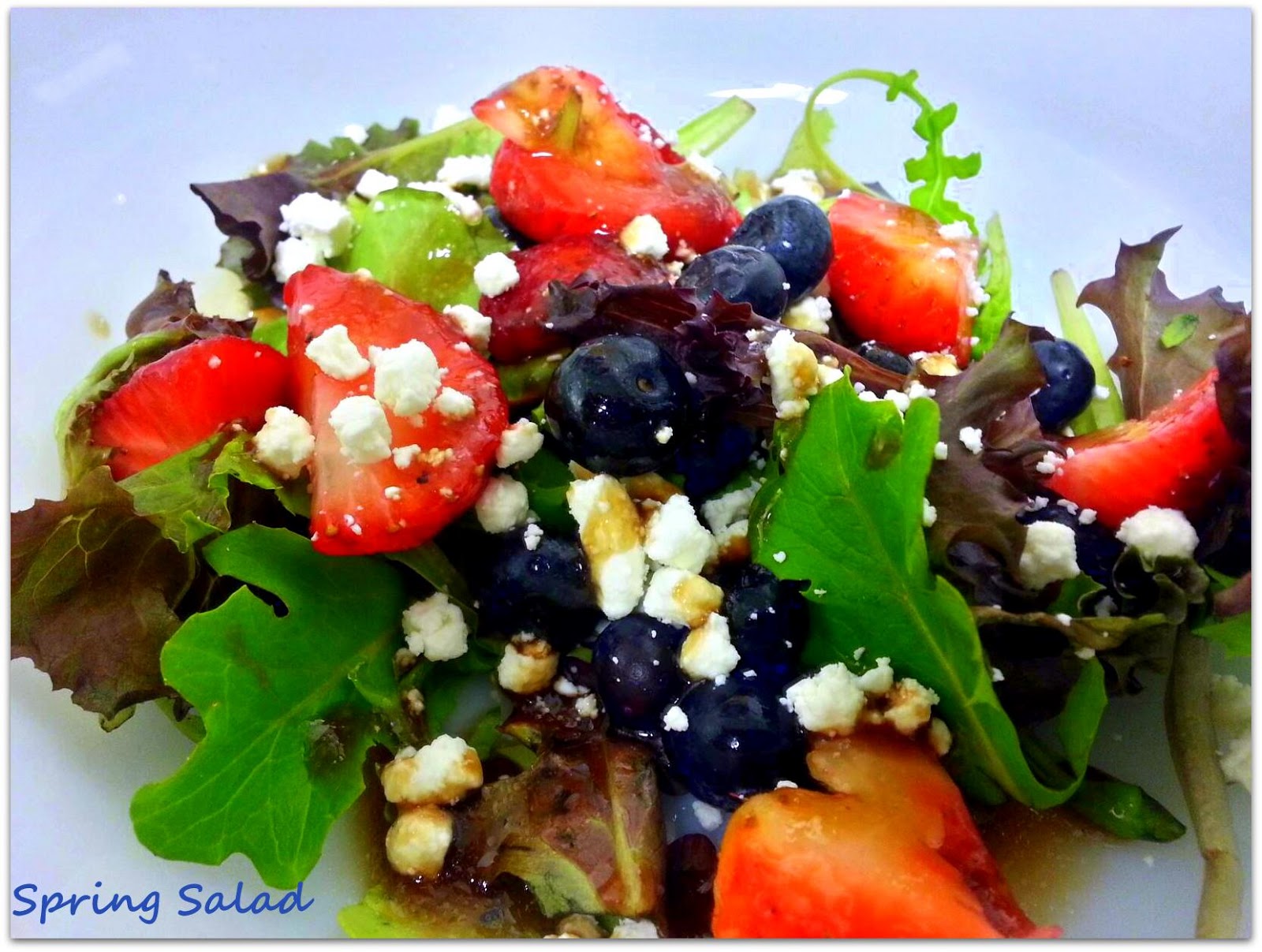 spring mix salad ideas