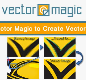 موقع vector magic تحويل بكسل الي فيكتور