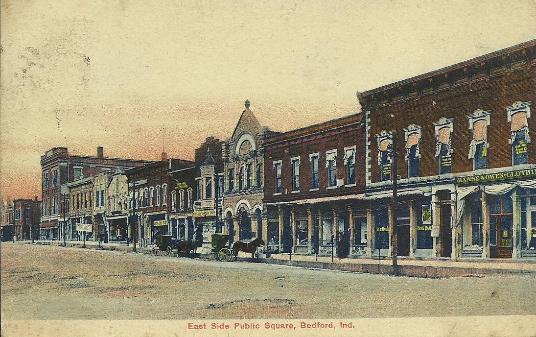 Vintage Travel Postcards Bedford, Indiana