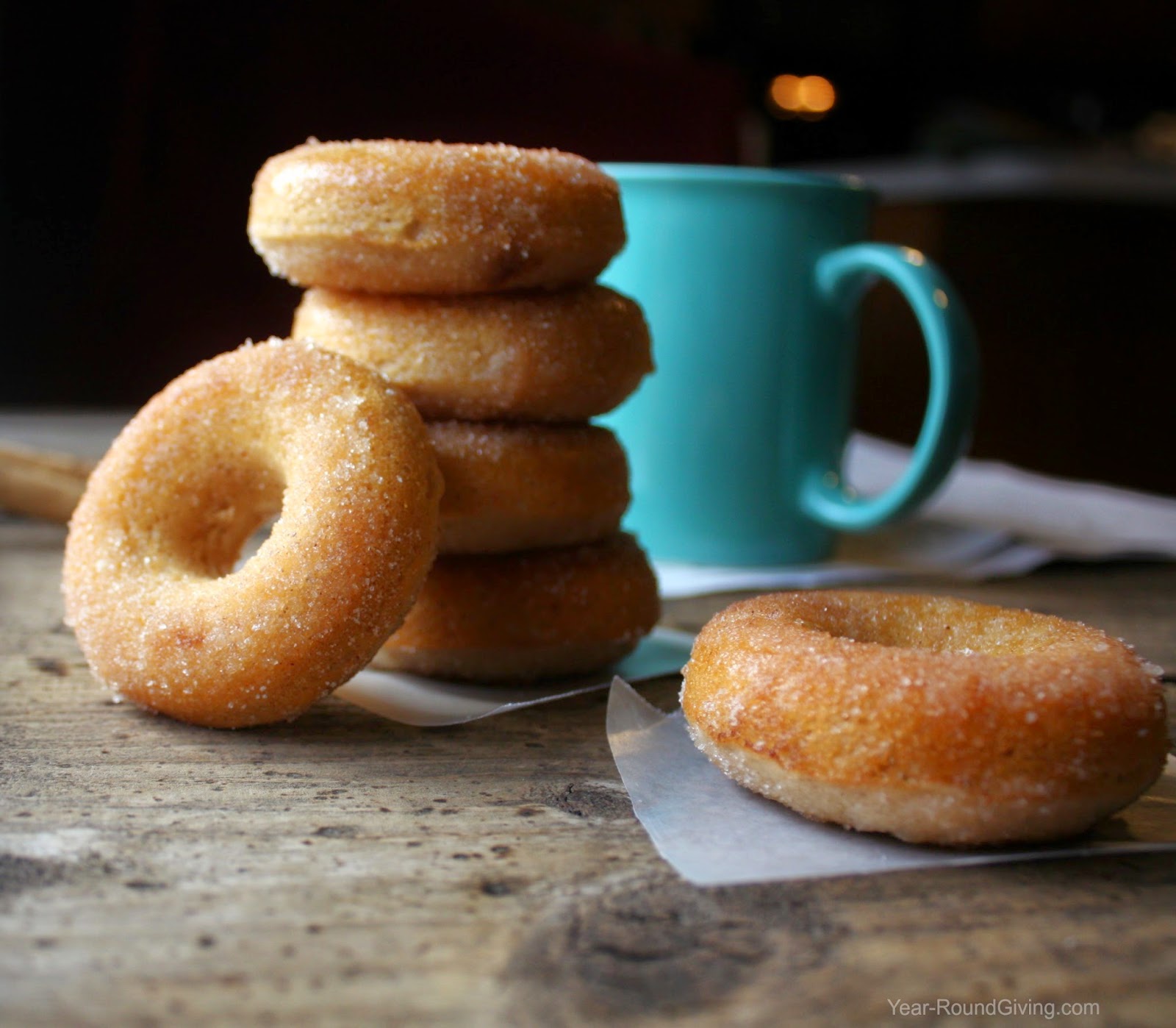 Baked Buttermilk Cinnamon & Sugar Donuts
