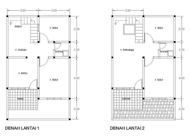 Denah Rumah Minimalis Denah Rumah Minimalis