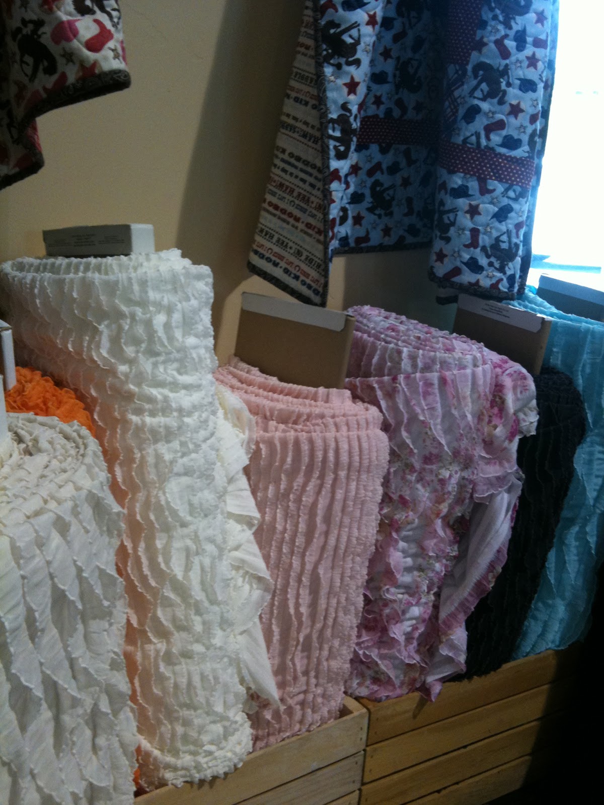 Material Girls Quilts Ruffles, Ruffles and more Ruffles