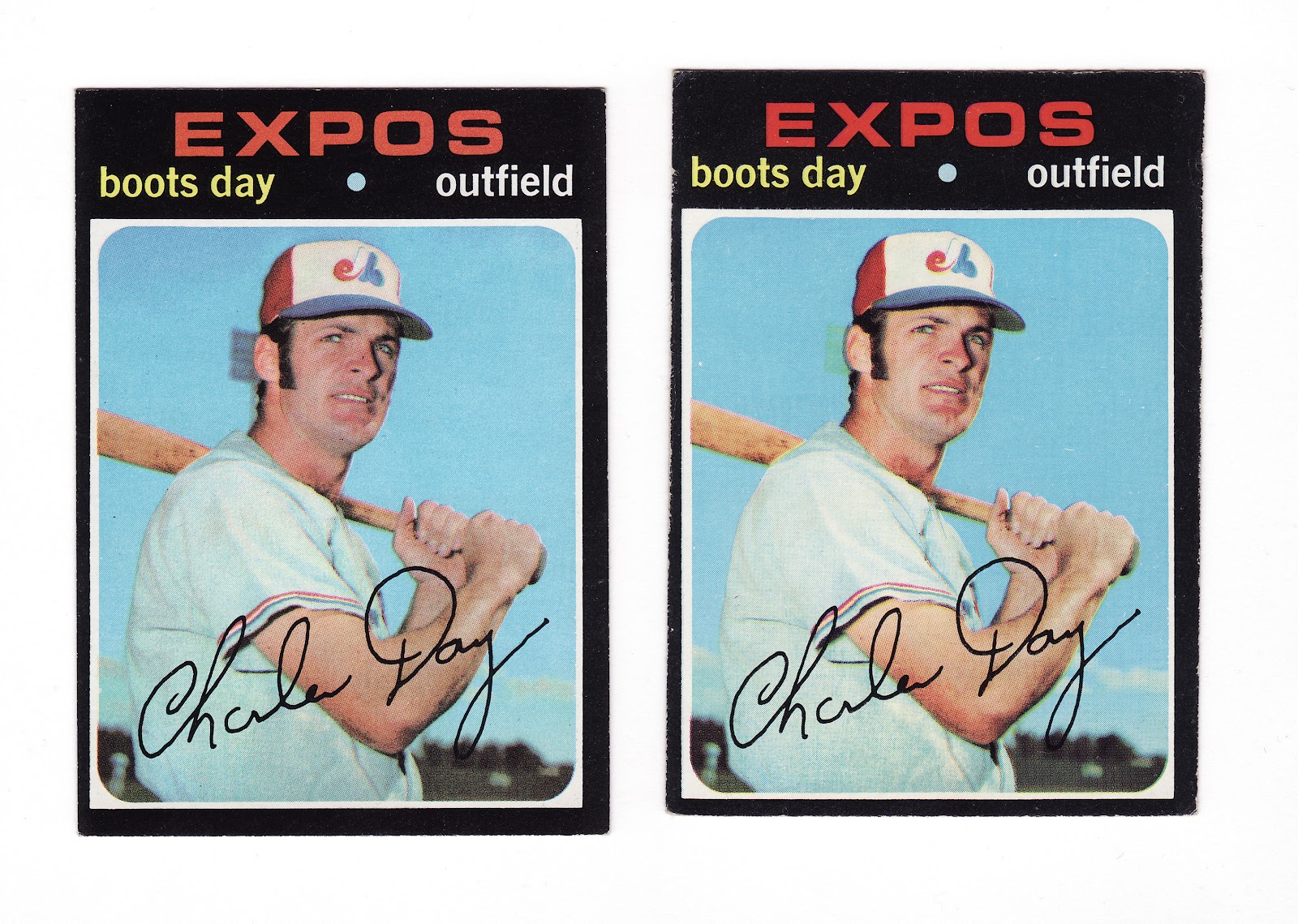Collector's Corner 1971 Topps Baseball Card 42 Boots Day