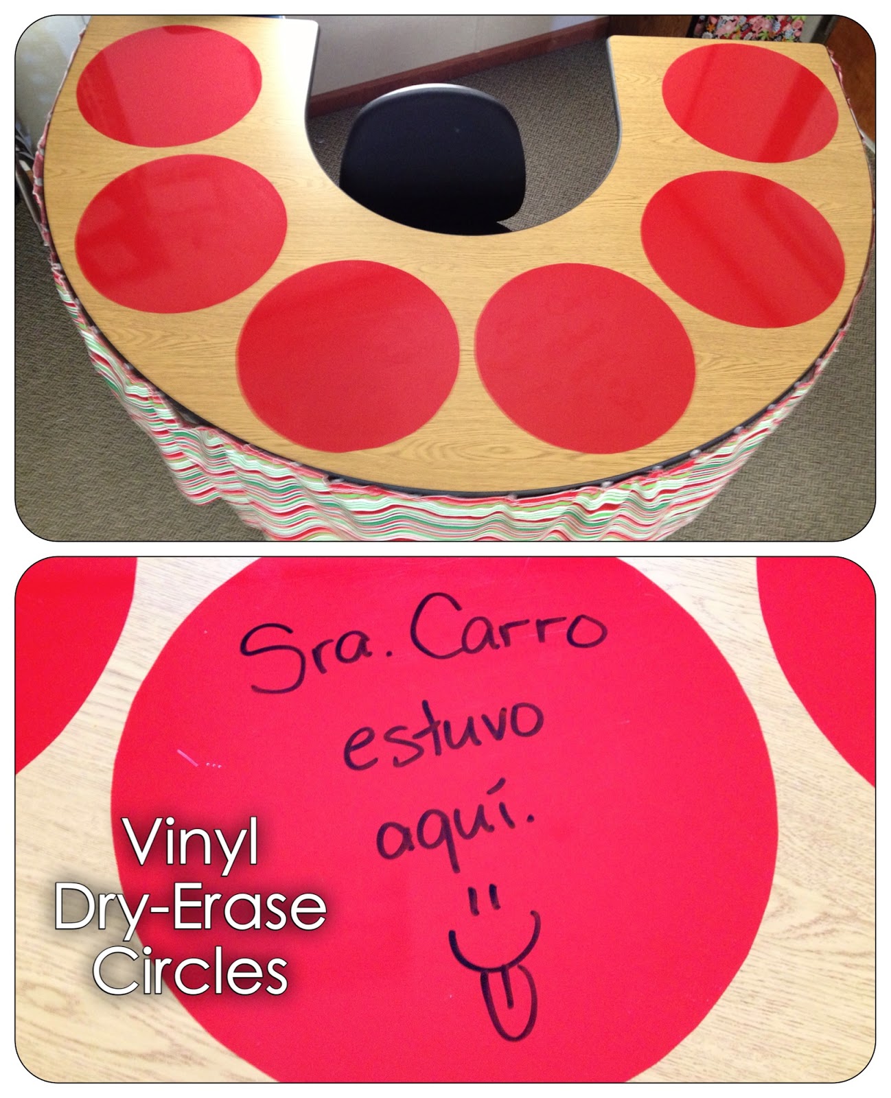Vinyl DryErase Circles