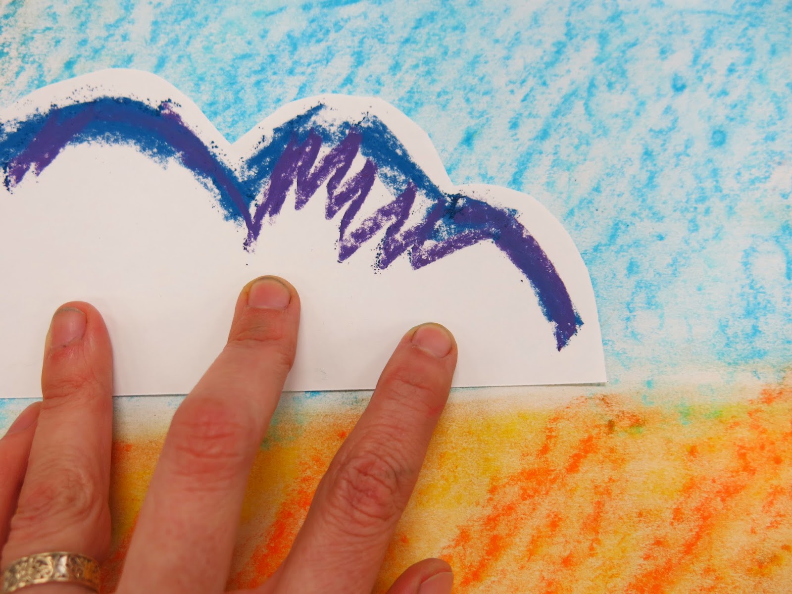 Cassie Stephens: In the Art Room: Desert Landscapes with Third Grade