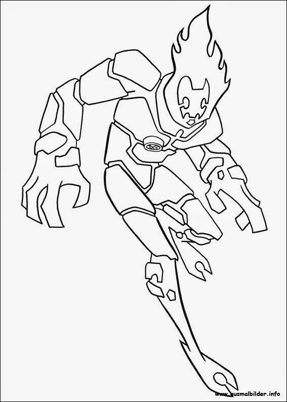 Personaggi Di Ben 10 Da Colorare