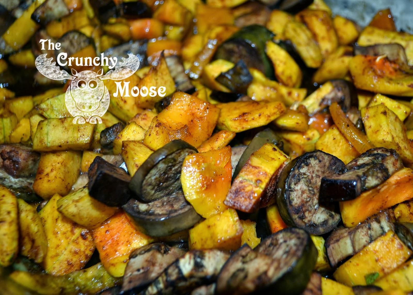 The Crunchy Moose Caramelized Butternut Squash and Eggplant