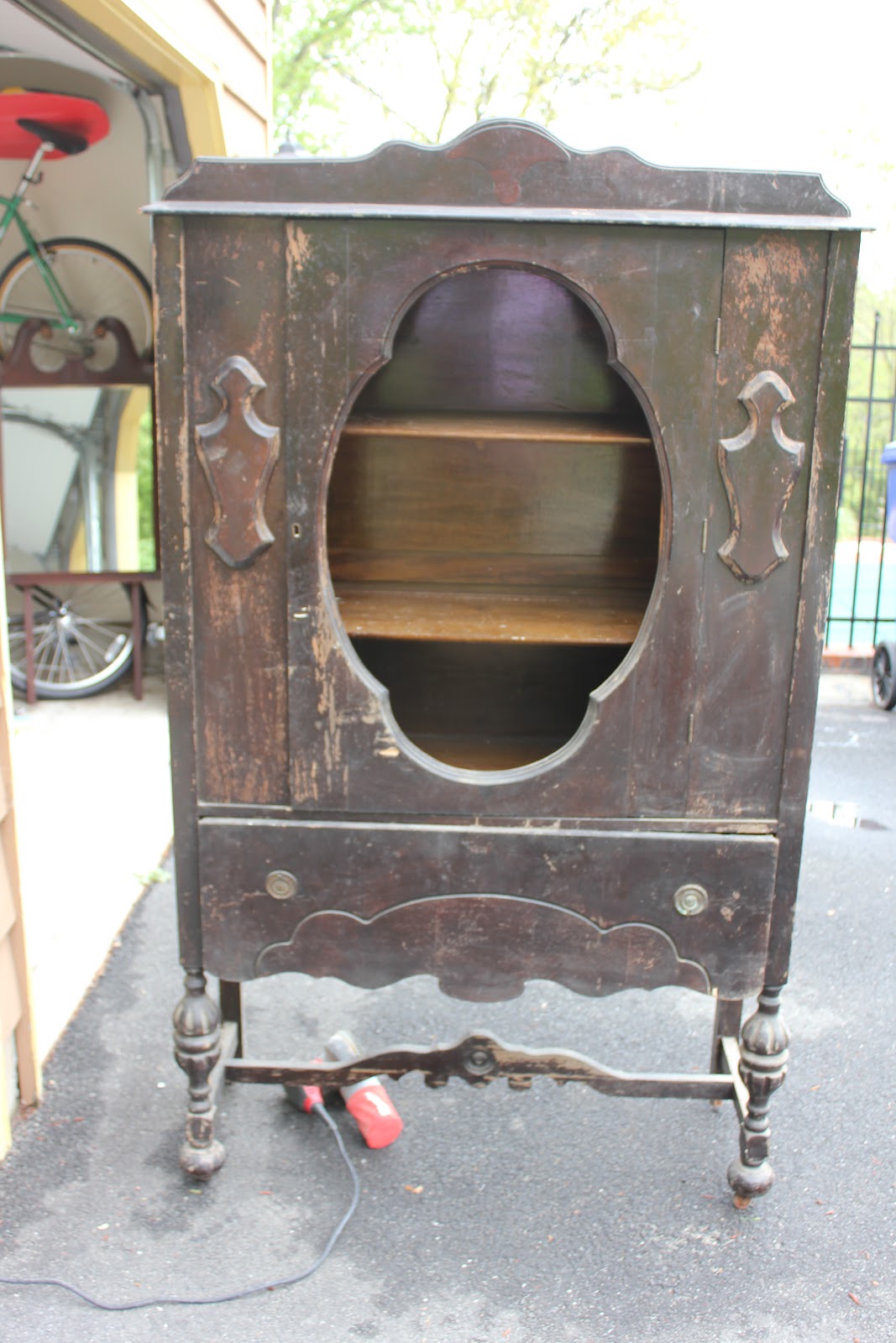 My Passion For Decor Battered Craigslist Hutch Turned Beauty