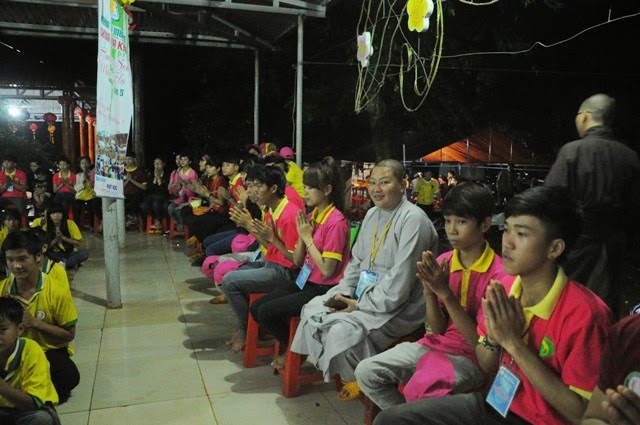 chùa hoa khai,khóa tu mùa hè,đăk nông,thắp nến,tri ân