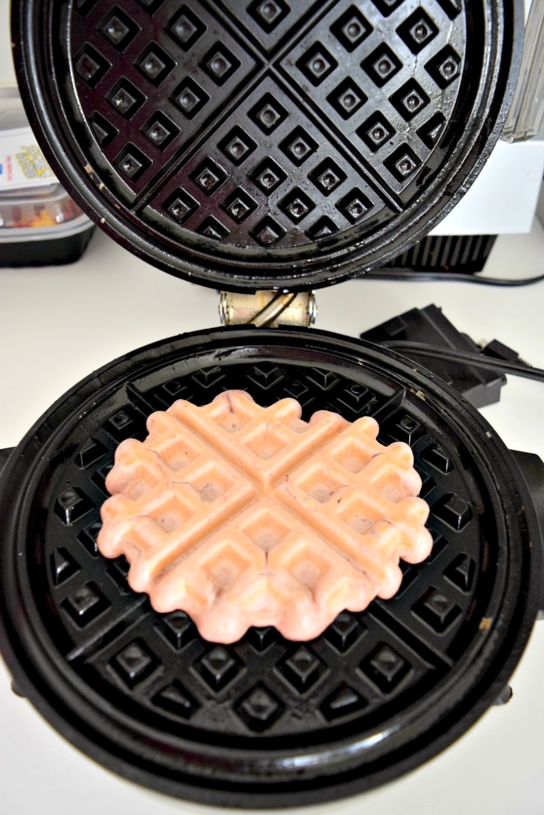 Sugar Swings! Serve Some Pink Waffles with Sprinkles