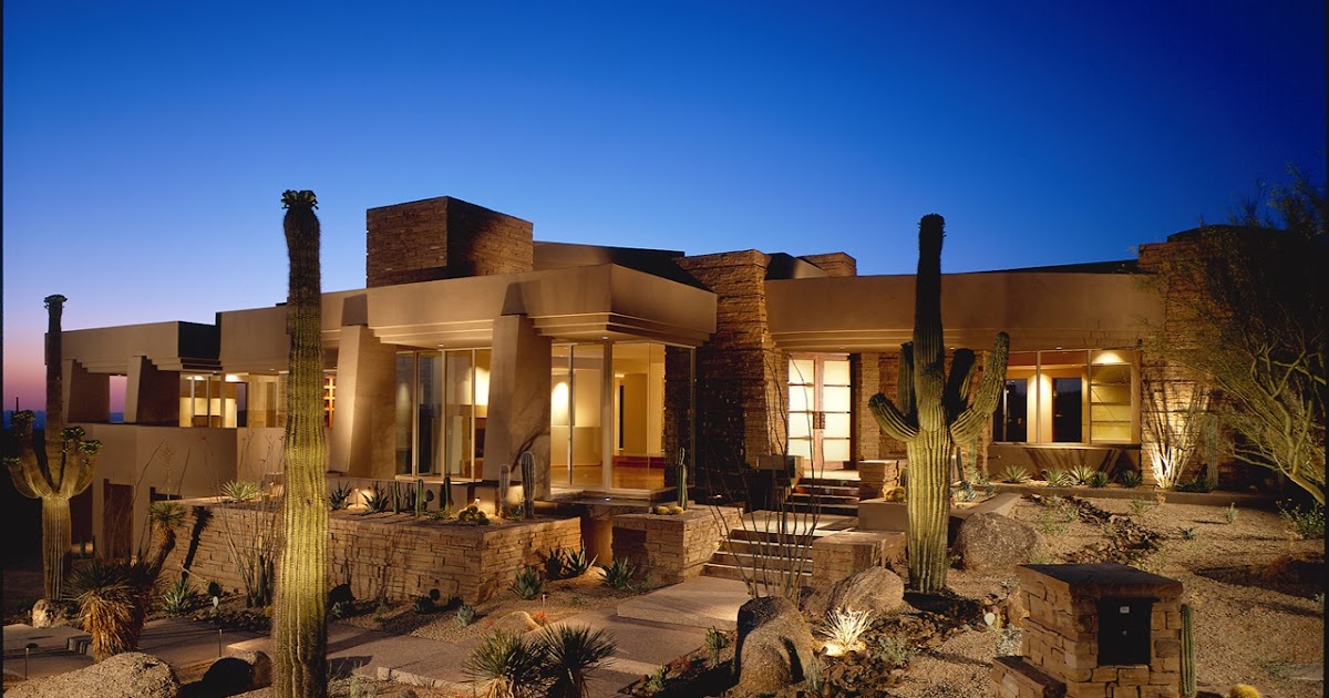What is architectural drawing: Modern Desert House For Luxury Life In The Nature, Scottsdale, Arizona