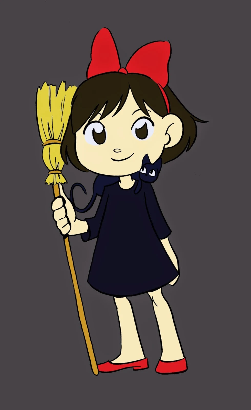 Kiki, Kiki and Jiji, Studio Ghibli, Cute witch, Becca Hillburn, Nattosoup