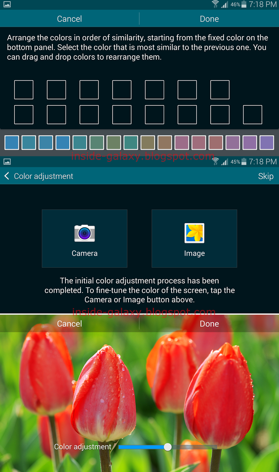 Inside Galaxy Samsung Galaxy S5 How to Enable and Configure Color