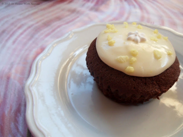 chocolate lemon cupcakes recipe | Halal Home Cooking