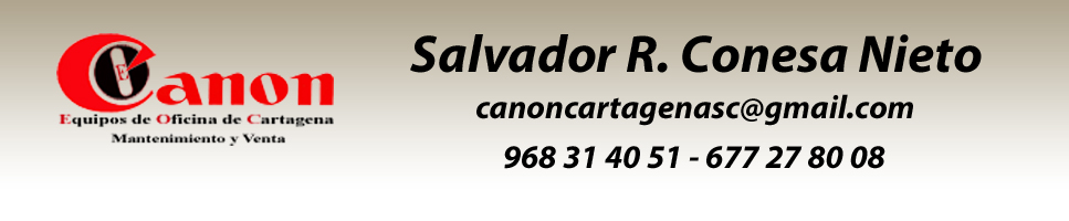 CANON LA UNIÓN - CANON CARTAGENA - SALVADOR R. CONESA NIETO