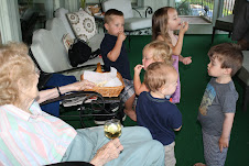 Cousins with Gram at her Party