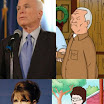 Famous People and Their Cartoon Lookalikes