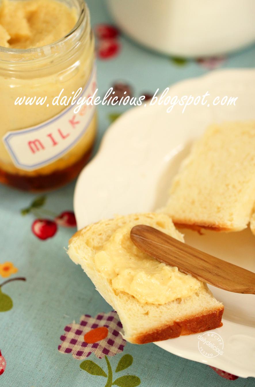 dailydelicious Pudding Milk Jam Delicious bread's companion.