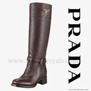 Crown Princess Mary Style PRADA Womens Riding Boot