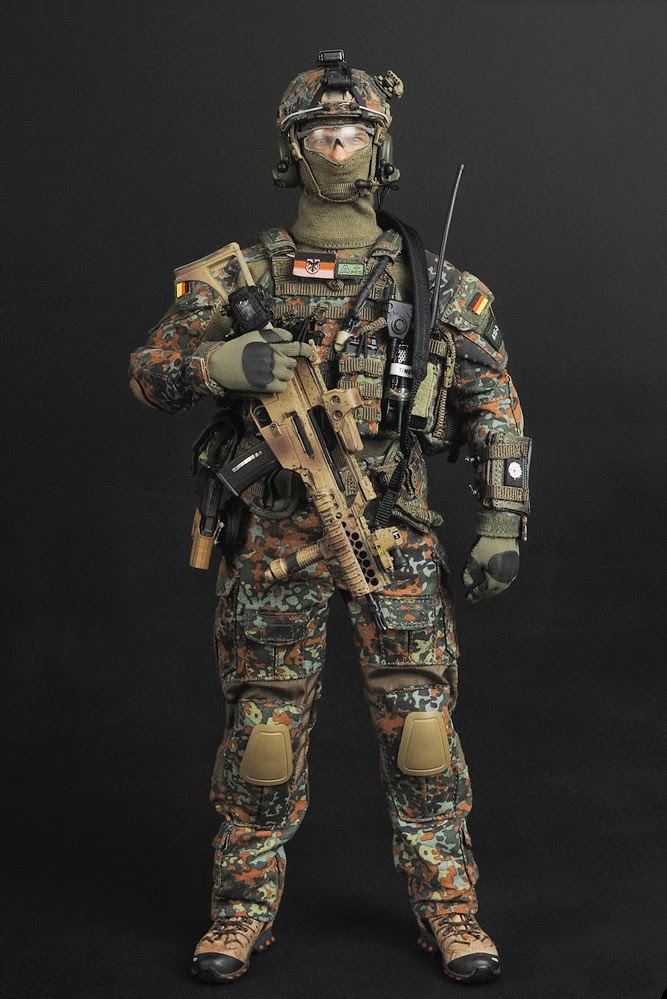 1//6 Scale Soldier German Special Forces KSK Assaulter in Afghanistan Doll Figure