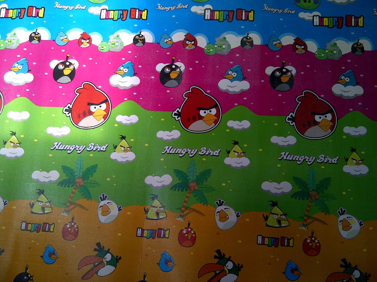 TIKAR MOTIF ANGRY BIRD